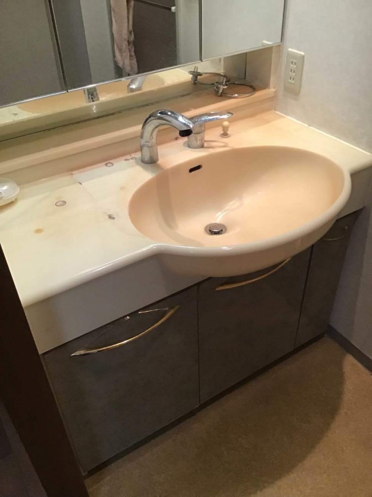 上尾市｜洗面所リフォーム（LIXIL：ピアラ）