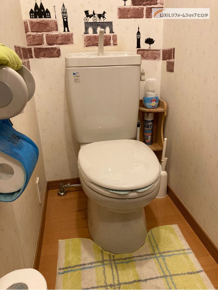 さいたま市｜トイレリフォーム　～3年越しの決断で理想が実現！掃除のしやすさに大満足の空間～(リクシル：フロートトイレ)