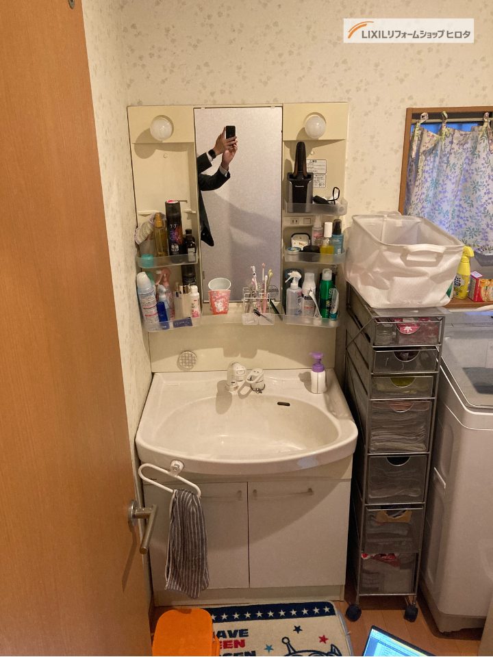 さいたま市｜洗面リフォーム　～3年越しの決断で理想が実現！使いやすさにこだわった洗面空間へ～(リクシル：ピアラ)