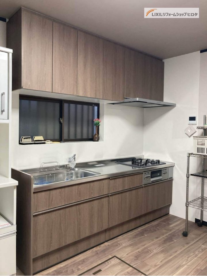 上尾市｜キッチンリフォーム　～地元で評判の安心リフォーム。使いやすく理想的なキッチン空間へ～(リクシル：シエラ)