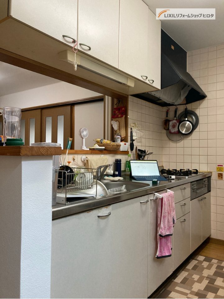 上尾市｜キッチンリフォーム　～20年越しの夢が実現！こだわりを詰め込んだ理想のキッチン空間～(リクシル：シエラ)