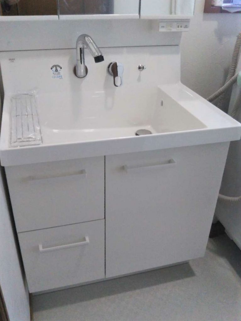 北本市｜洗面所リフォーム（LIXIL：ピアラ）