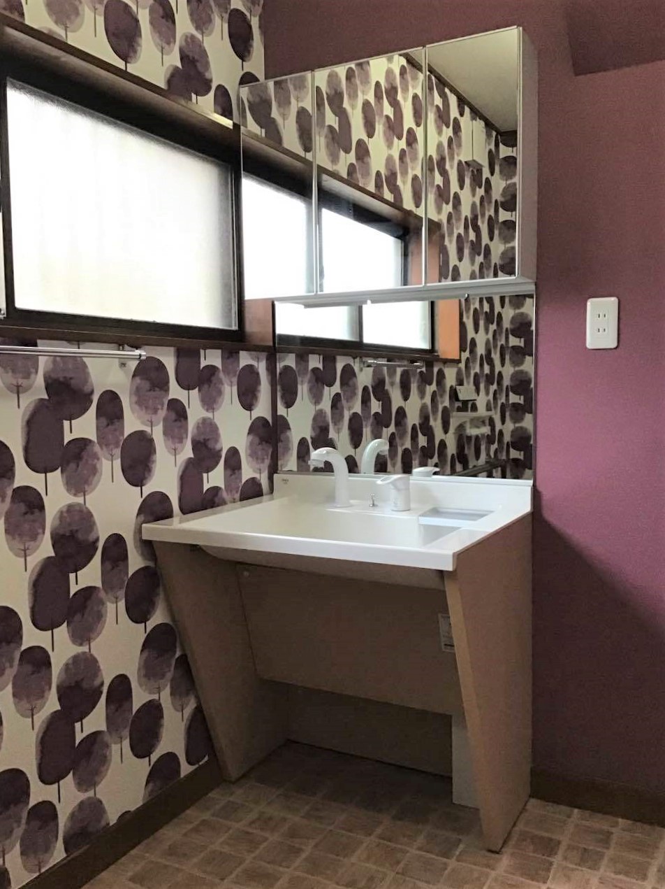 ★洗面台の施工事例がアップされました！