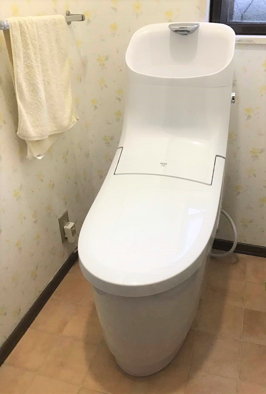 ★トイレの施工事例がアップされました！