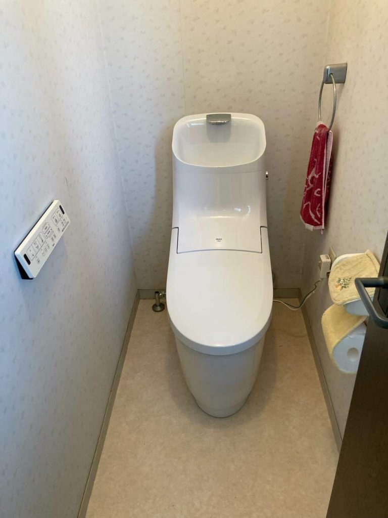 上尾市｜トイレリフォーム（LIXIL：プレアスHS）